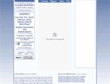 Tablet Screenshot of flash-sudoku.com